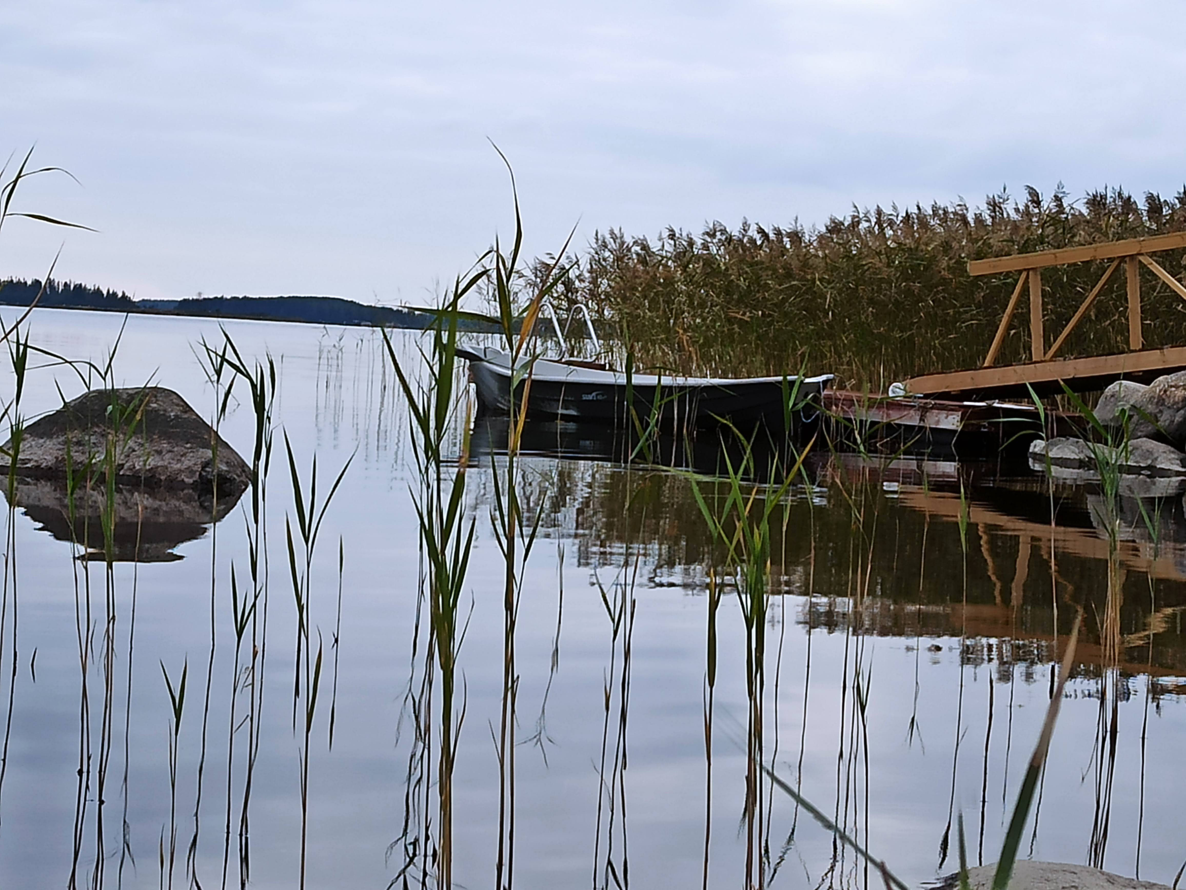 Strand på båt i Alskat