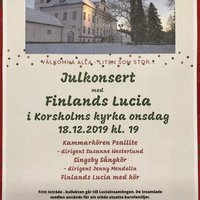 Julkonsert med Finlands Lucia