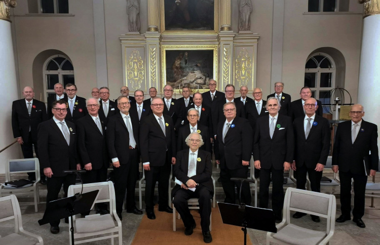 Wasa sångargilles seniorkör i Korsholms kyrka